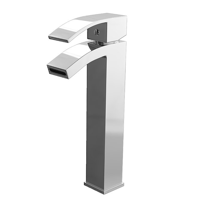 Peak High Rise Basin Mixer Tap - Chrome Large Image