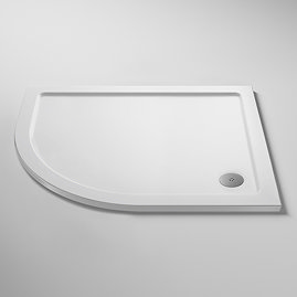 Pearlstone LH Offset Quadrant Shower Tray Large Image