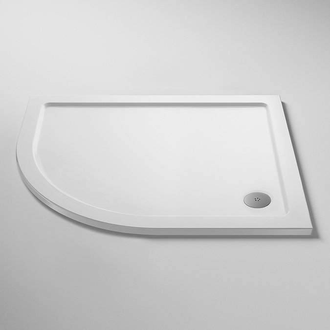 Pearlstone LH Offset Quadrant Shower Tray Large Image