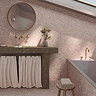 Pella Pink Terrazzo Effect Hexagon Wall & Floor Tiles - 258 x 290mm  Feature Large Image