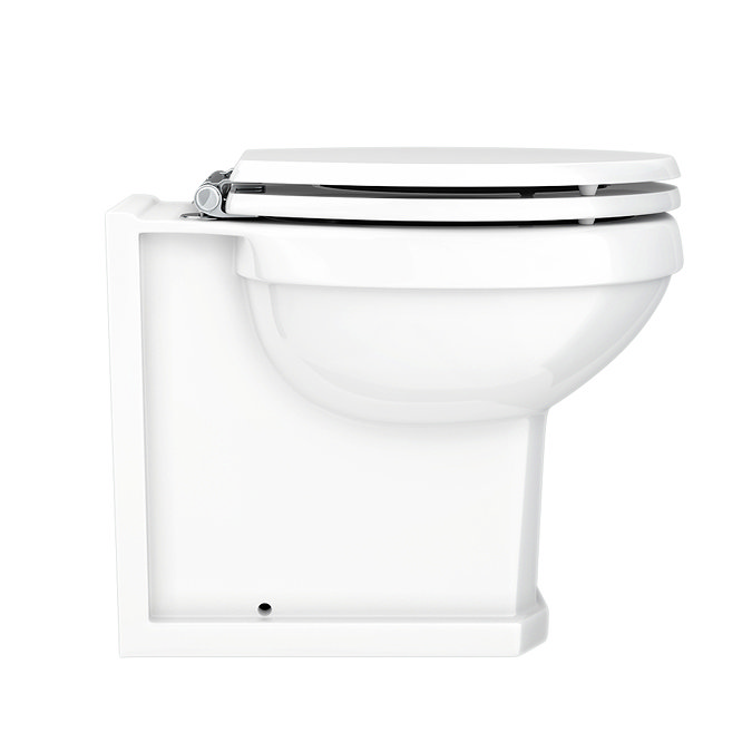 Period Bathroom Co. 500 Dark Grey Toilet Unit with Cistern + Traditional Pan  In Bathroom Large Imag