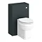 Period Bathroom Co. 500 Dark Grey Toilet Unit with Cistern + Traditional Pan  Large Image