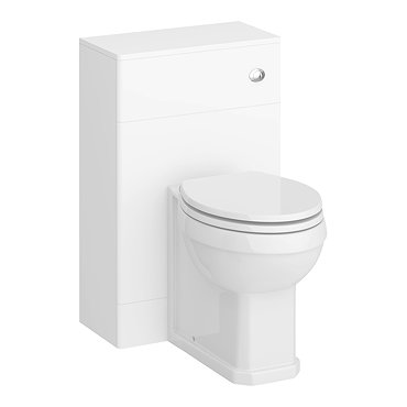 Period Bathroom Co. 500 White Toilet Unit with Cistern + Traditional Pan  Feature Large Image