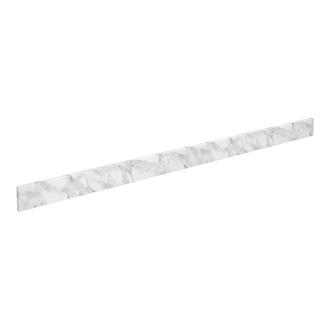 Period Bathroom Co. 1220mm White Marble Splashback for Basin Top Large Image