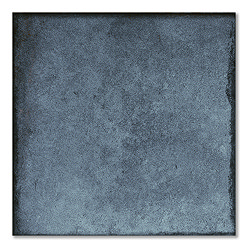 Perth Gloss Blue Zellige Effect Floor Tiles 450 x 450mm
