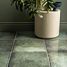 Perth Gloss Green Zellige Effect Wall & Floor Tiles - 450 x 450mm