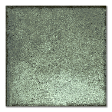 Perth Gloss Green Zellige Effect Floor Tiles 450 x 450mm