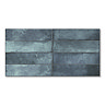 Perth Metro Gloss Blue Zellige Effect Wall Tiles 300 x 600mm