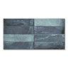 Perth Metro Gloss Blue Zellige Effect Wall Tiles 300 x 600mm