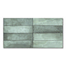 Perth Metro Gloss Green Zellige Effect Wall Tiles 300 x 600mm