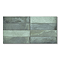 Perth Metro Gloss Green Zellige Effect Wall Tiles 300 x 600mm