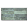 Perth Metro Gloss Green Zellige Effect Wall Tiles 300 x 600mm