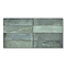 Perth Metro Gloss Green Zellige Effect Wall Tiles 300 x 600mm