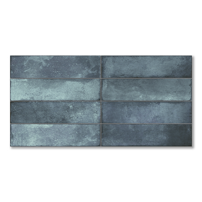 Perth Metro Matt Blue Zellige Effect Wall Tiles 300 x 600mm