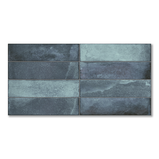 Perth Metro Matt Blue Zellige Effect Wall Tiles 300 x 600mm