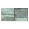 Perth Metro Matt Green Zellige Effect Wall Tiles 300 x 600mm