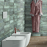 Perth Metro Matt Green Zellige Effect Wall Tiles 300 x 600mm