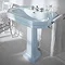 Phoenix - Buckingham 700mm 1TH Basin with Pedestal Feature Large Image