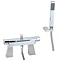 Phoenix WF Series Deck Mounted Bath Shower Mixer - Chrome Large Image