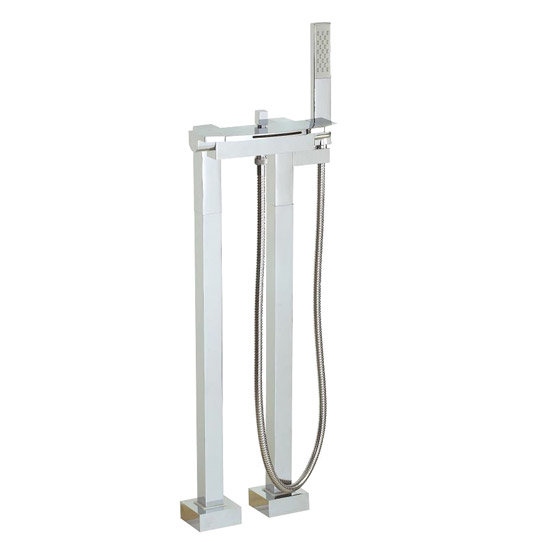 Phoenix WF Series Floor Mounted Bath Shower Mixer - Chrome Large Image