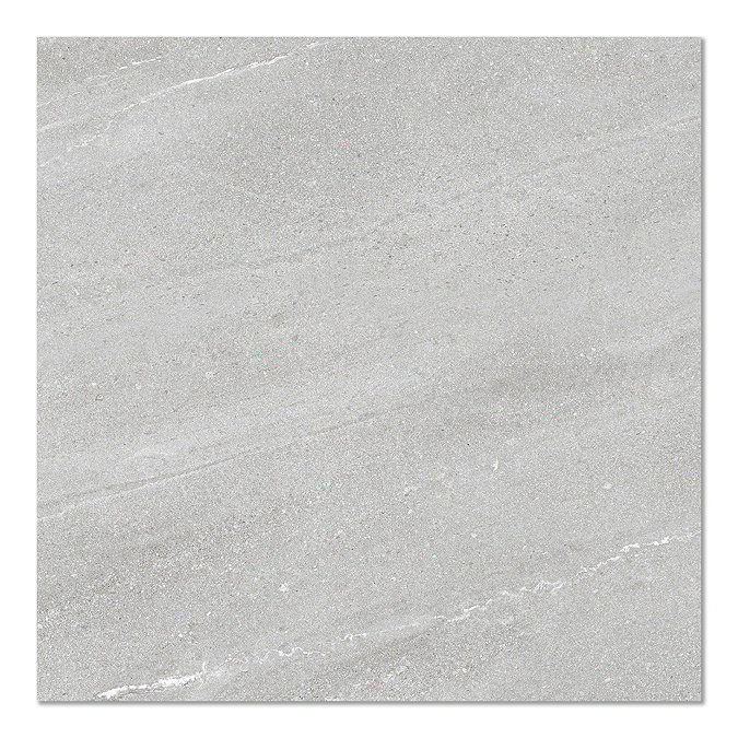 Pietra Anti-slip Light Grey Stone Effect Wall and Floor Tiles - 900 x 900mm