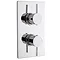 Pioneer - Minimalist Lever Twin Concealed Shower with ABS Trimset & Round Shower Head Profile Large