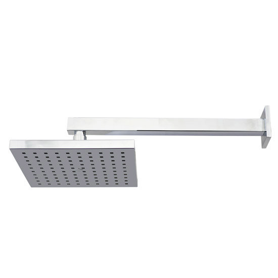 Pioneer Minimalist Lever Twin Concealed Shower With Abs Trimset Square Shower Head At