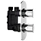 Pioneer Twin Concealed Thermostatic Shower Valve - Chrome - PIOV01 Feature Large Image
