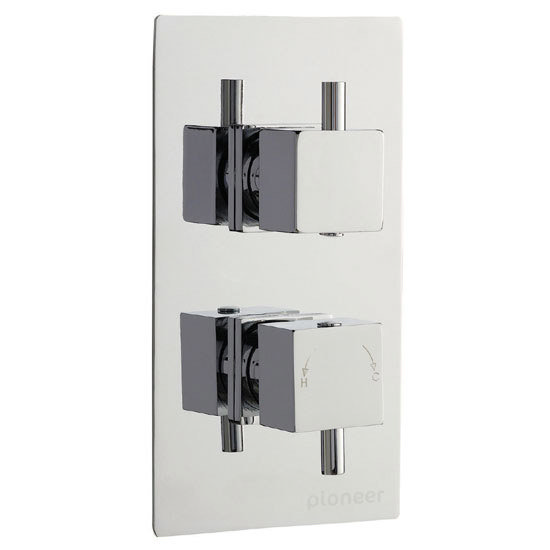 Pioneer Twin Valve Square Handles (ABS) with Rectangular Slide Rail Kit - CP087 Profile Large Image
