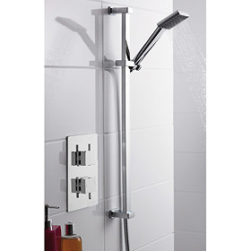 Pioneer Twin Valve Square Handles (ABS) with Rectangular Slide Rail Kit - CP087 Large Image