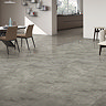 Pisani Dark Grey Stone Effect Wall & Floor Tiles - 600 x 600mm