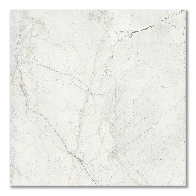 Pisani Light Grey Stone Effect Wall & Floor Tiles - 600 x 600mm