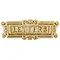 Traditional Polished Brass Embossed Letter Plate - L-648 Large Image