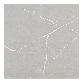 Porte Satin Grey Marble Effect Tiles - 600 x 600mm