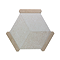 Portera Hexagon Beige Granite Stone Effect Tiles - 220 x 250mm