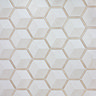 Portera Hexagon Beige Granite Stone Effect Tiles - 220 x 250mm