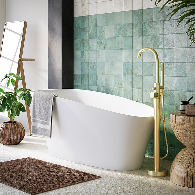 Porto 1700 x 750 Modern Slipper Bath with Waste