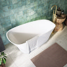 Porto 1700 x 750 Modern Slipper Bath with Waste