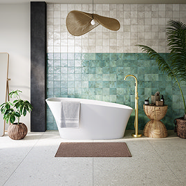 Porto 1700 x 750 Modern Slipper Bath with Waste