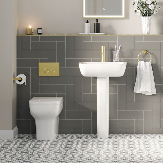 Potenza Back to Wall Modern Bathroom Suite