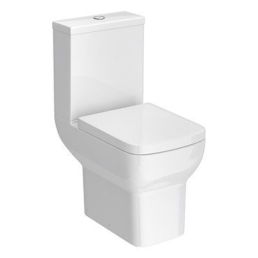 Potenza Close Coupled Rimless Toilet with Soft Close Seat