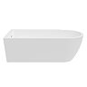 Potenza Modern Curved Freestanding Corner Bath Suite
