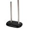 Premia Black Free Standing Toilet Roll & Spare Paper Holder Standard Large Image