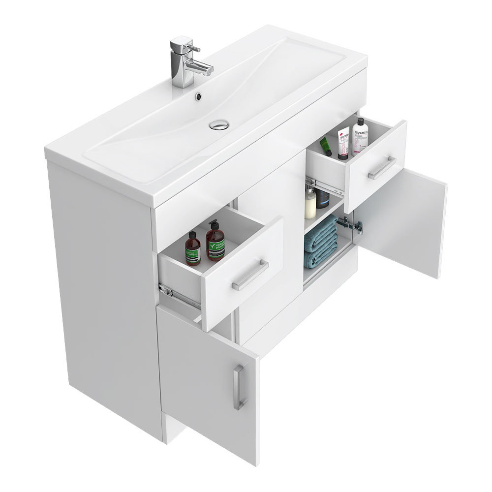 1000mm Vanity Unit With Basin Freestanding Victorian Plumbing 1000mm Vanity Unit With Basin Freestanding Victorian Plumbing