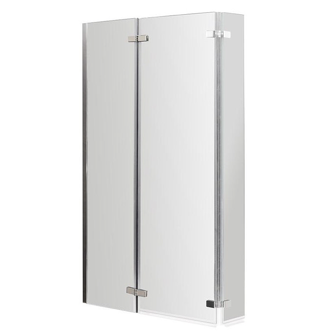 Premier 1500mm L-Shaped Shower Bath L/H with Acrylic Front Panel & Screen Standard Large Image