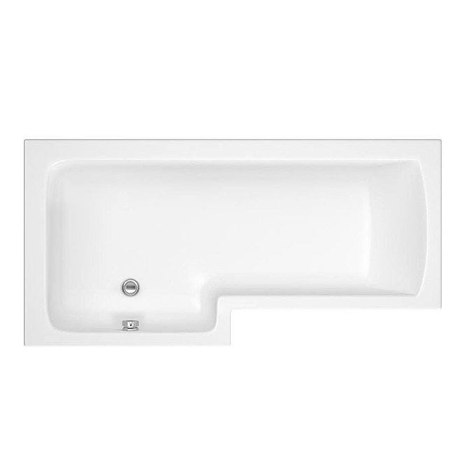 Premier 1500 L-Shaped Shower Bath LH with Acrylic Front Panel + Screen Standard Large Image