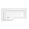 Premier 1500 L-Shaped Shower Bath LH with Acrylic Front Panel + Screen Standard Large Image
