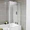 Premier Shower Bath - 1700mm L Shaped with Screen & Panel - RH Standard Large Image
