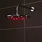 Nuie - 200mm Square LED Fixed Shower Head - STY070  In Bathroom Large Image