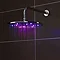 Nuie - 200mm Square LED Fixed Shower Head - STY070  Feature Large Image